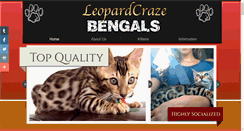 Desktop Screenshot of leopardcraze.com