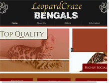 Tablet Screenshot of leopardcraze.com